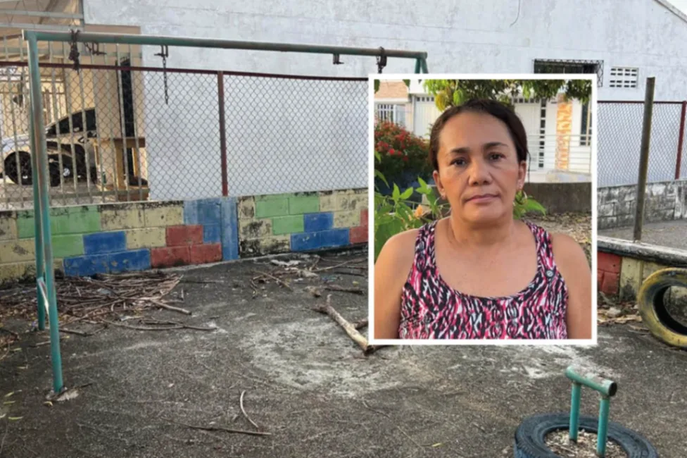 Habitantes del barrio La Terraza piden intervención de cancha en abandono