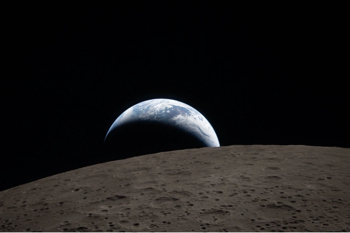 “Ocaso de la Tierra”: la imagem captada por Artemis II desde la luna