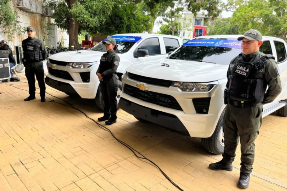 Alcaldía de Montería entrega vehículos a Policía y Fiscalía para combatir extorsión