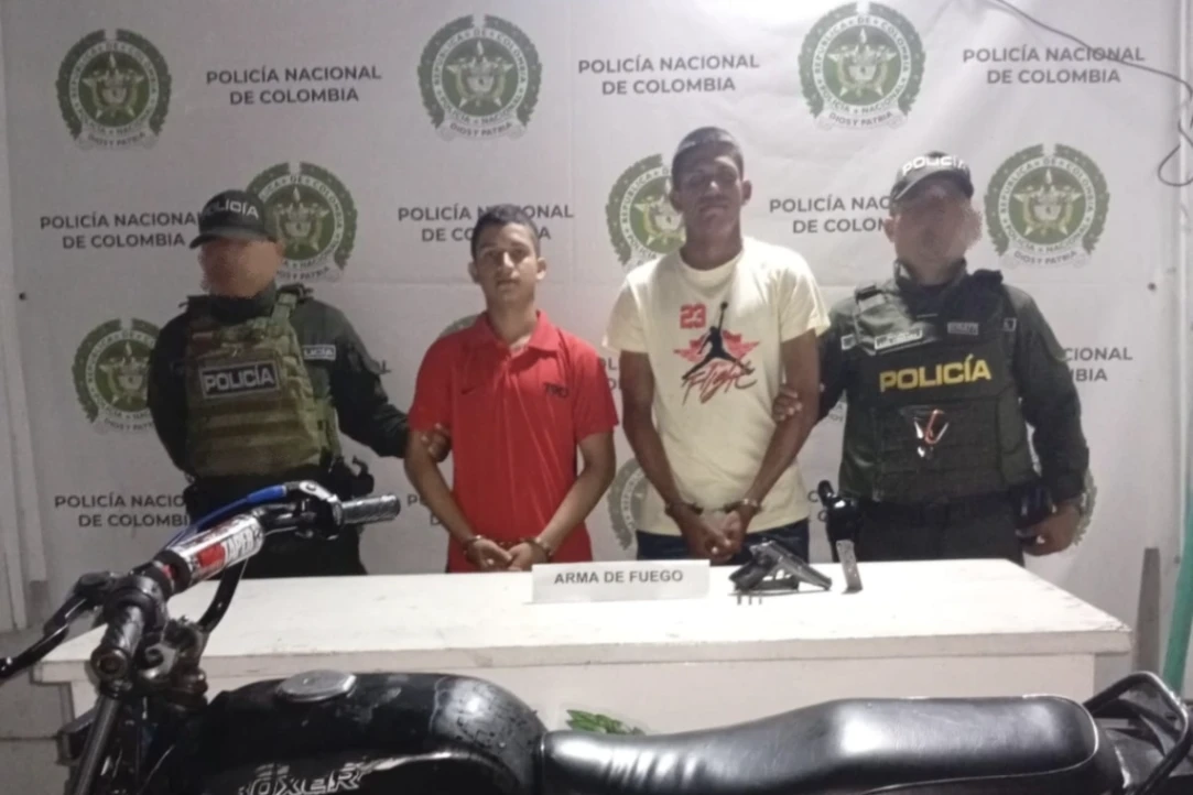 Los 'Sebas' fueron enviados a la cárcel por hurto y porte ilegal de armas de fuego