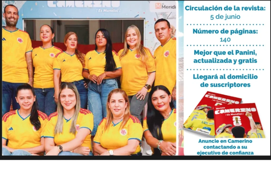 Revista Camerino, de El Meridiano, la guía completa del Mundial de Fútbol