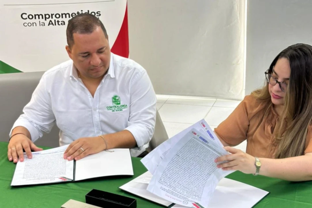 Contraloría de Sucre firmó convenio para fortalecer control fiscal