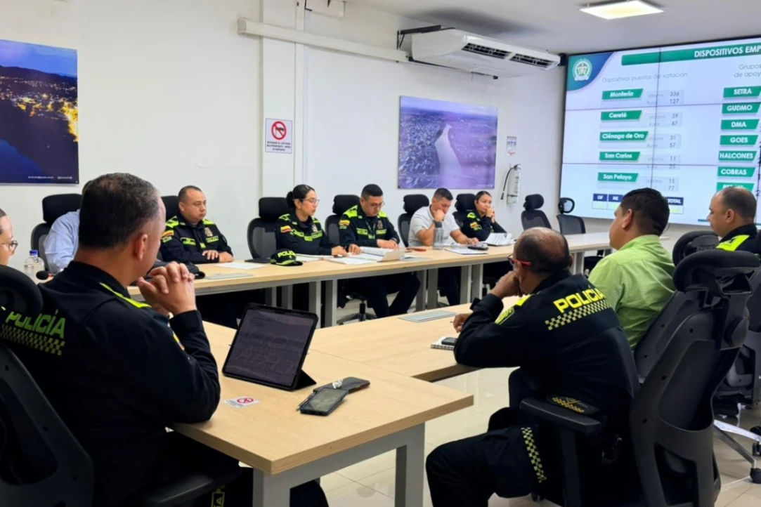 Policía de Montería prepara operativo de seguridad para elecciones de 2026