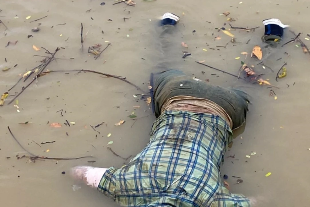 Hombre en el río era ecuatoriano