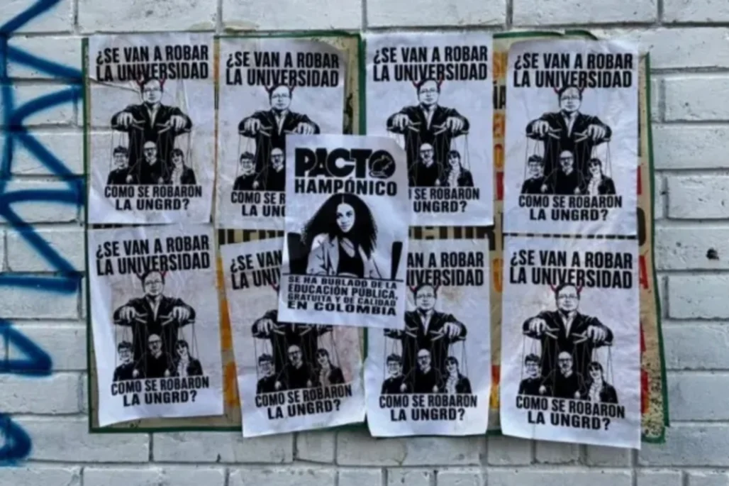 Universidad Nacional amaneció con protestas contra constituyente universitaria y visita de Petro