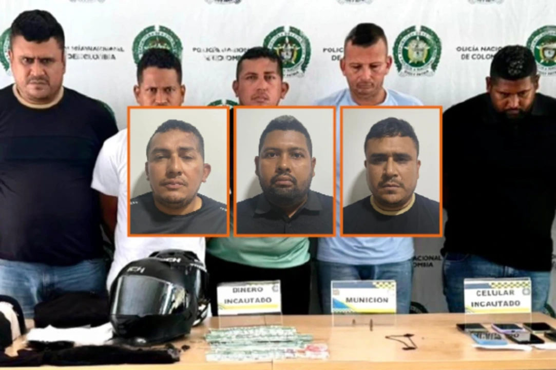 Tres de los capturados fueron enviados a la cárcel y dos quedaron en libertad