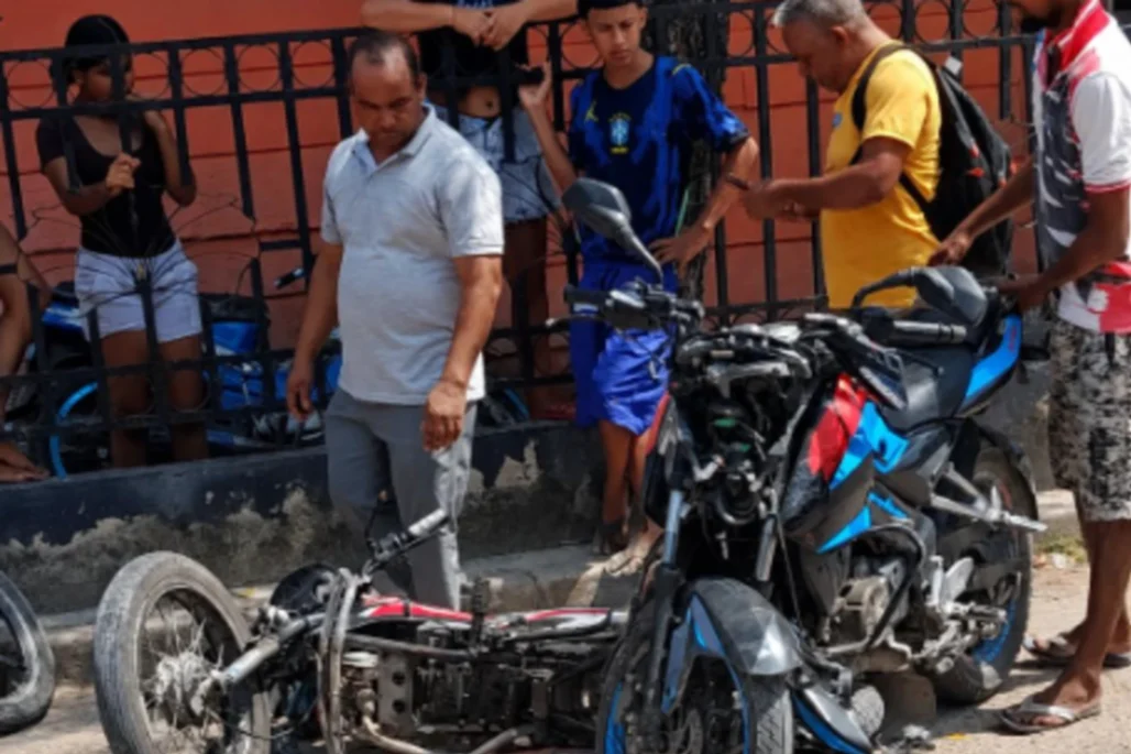 Colisionaron dos motocicletas