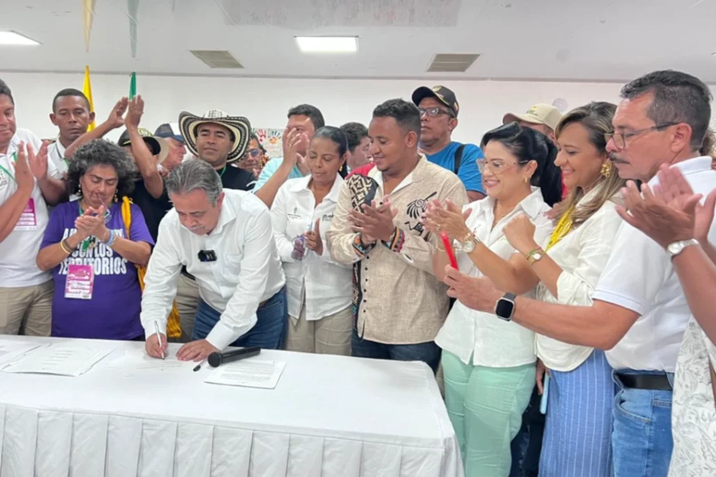 Sucre firma compromiso en pro del Plan de Acción para la Trasformación en Montes de María