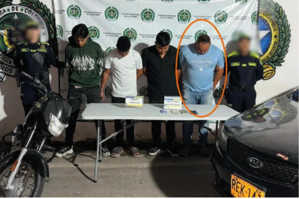 El 'sargento' haría parte de una banda dedicada al hurto de motocicletas
