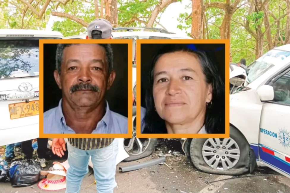 Pareja que viajaba a Coveñas murió en accidente entre camioneta y buseta