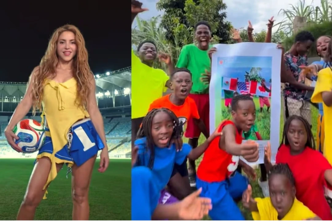 Shakira invita a niños de Uganda a la final del Mundial