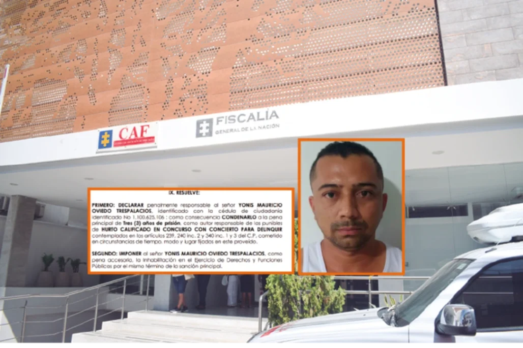 Condenan a Tres Pelos por hurto calificado en concurso con concierto para delinquir