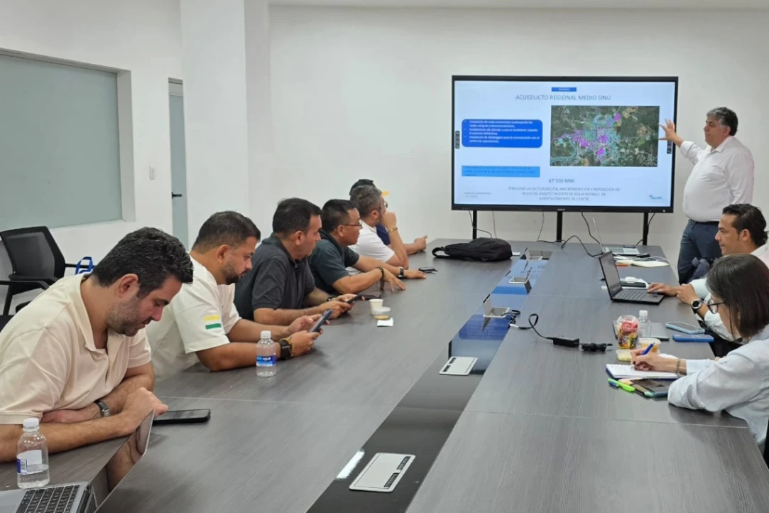 Aqualia presenta necesidades de inversiones para fortalecer el acueducto del Medio Sinú