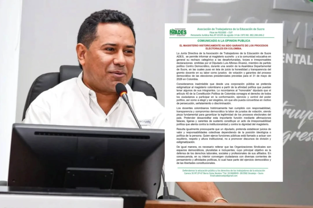 ADES rechaza declaraciones de diputado Luis Alfonso Álvarez sobre el magisterio y las elecciones