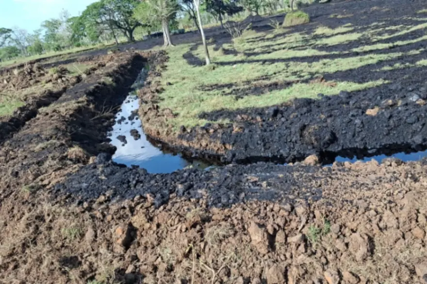 Emergencia por derramamiento de crudo en finca ubicada entre los municipios de Coveñas y Tolú