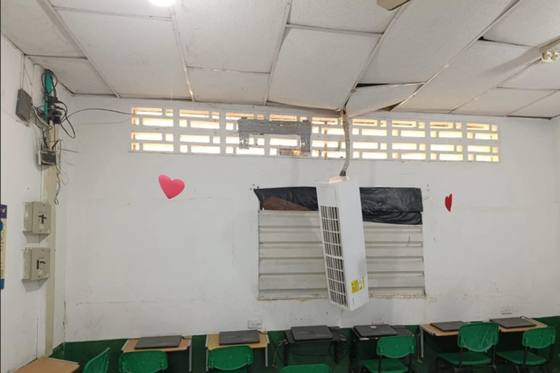Bandidos 'visitaron' el Liceo Moderno de Magangué