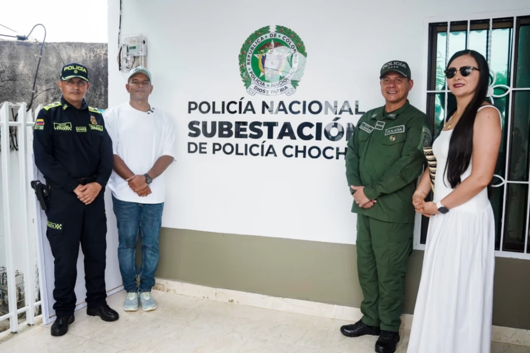 Fue inaugurada la subestación de Policía de Chochó, ya es una realidad