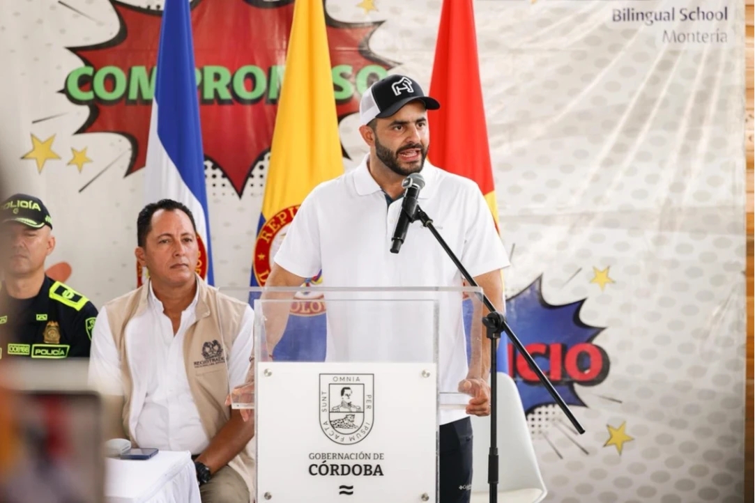 Gobernador de Córdoba abrió jornada electoral en Montería; garantiza seguridad