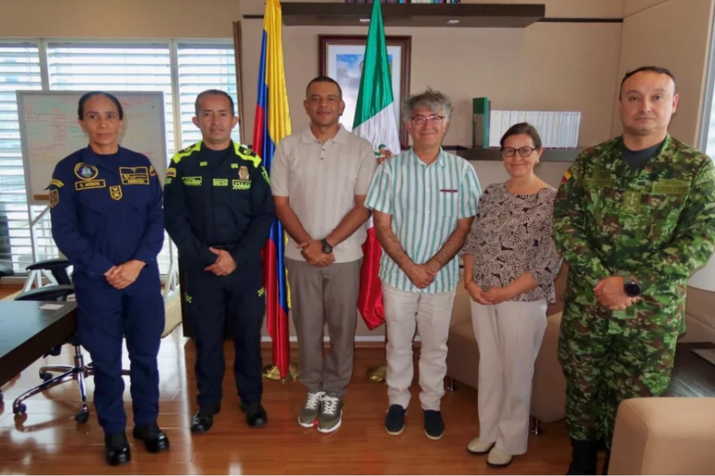 Alcalde Yahir Acuña presentó en México el modelo de seguridad de Sincelejo