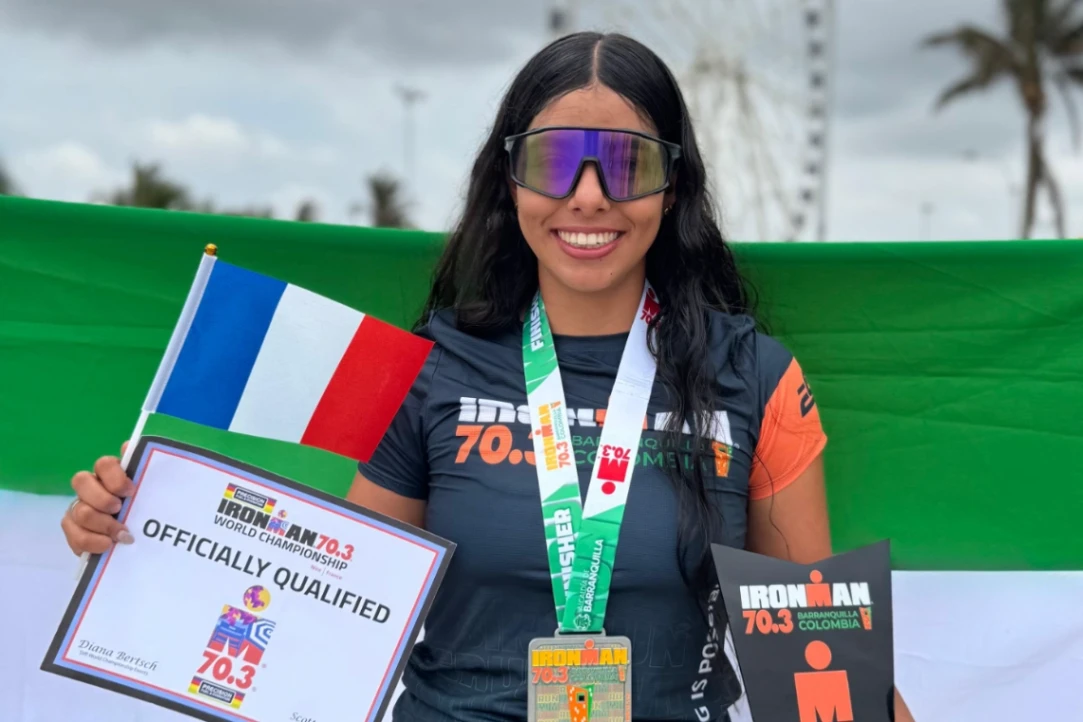 Sucreña Camila Ardila clasificó al Mundial de Ironman en Francia