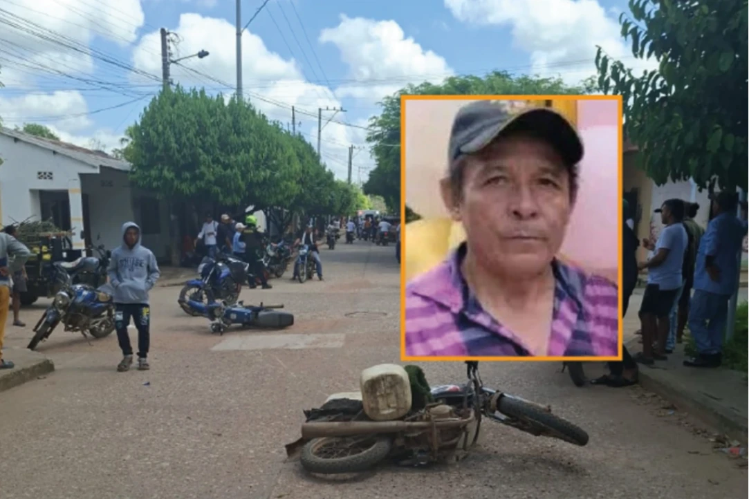 Choque de motocicletas dejó un muerto y una persona herida