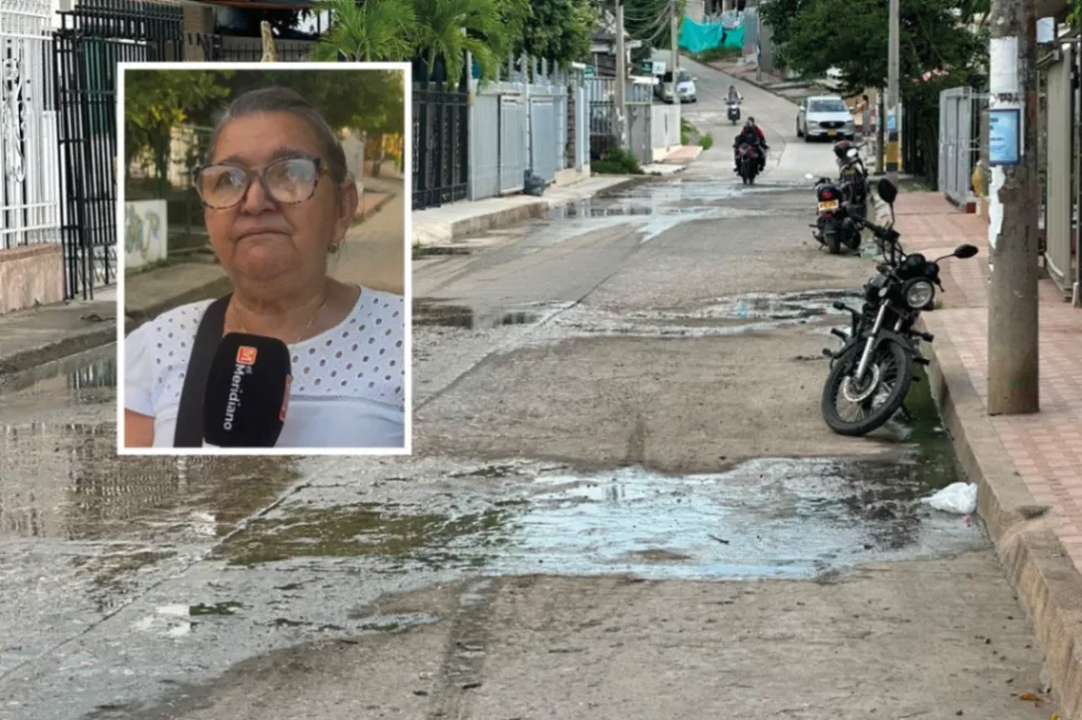 En el barrio Palermo, en Sincelejo el preciado líquido se pierde a chorros