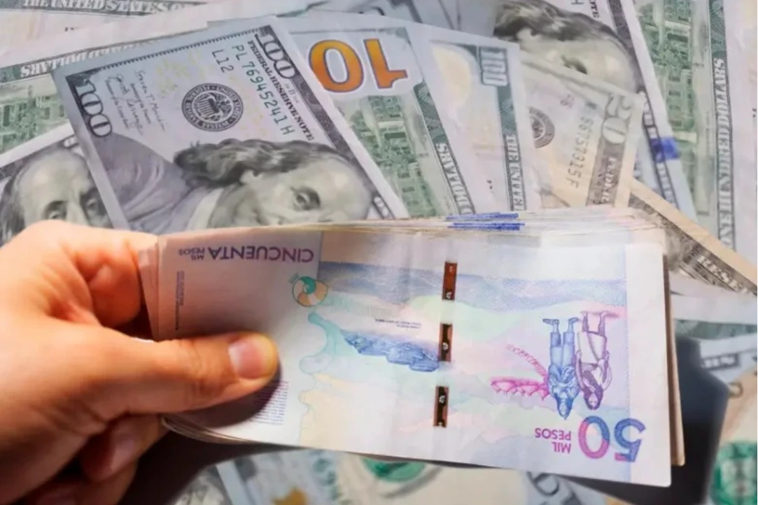 El dólar se desploma y se acerca a los $3.400