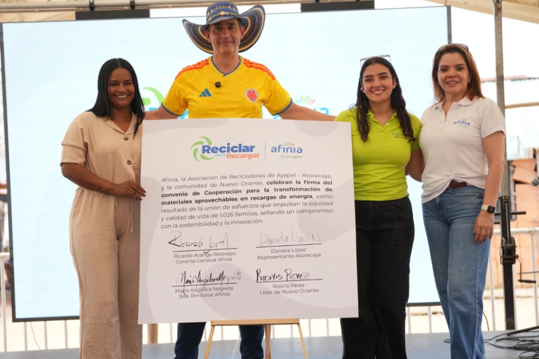 Reciclar para Recargar, una apuesta de Afinia para contribuir a la economía familiar y el medio ambiente