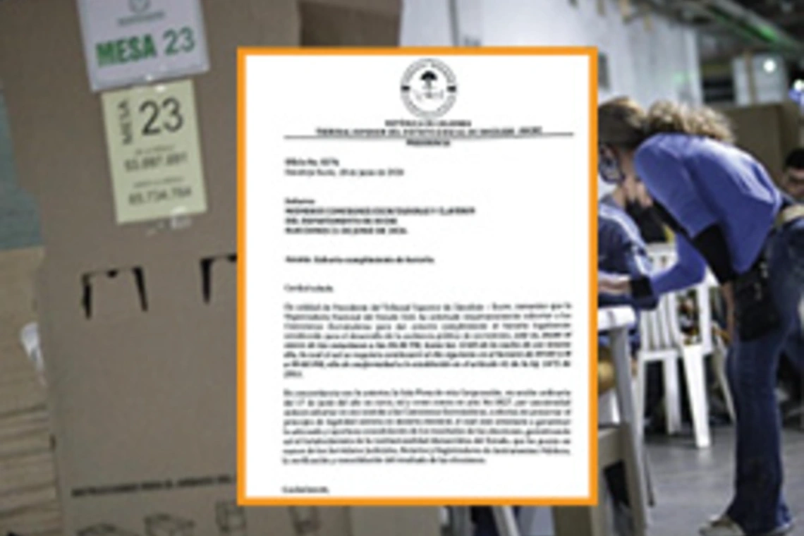 Tribunal Superior exhorta a comisiones escrutadoras de Sucre a cumplir el horario legal durante los escrutinios