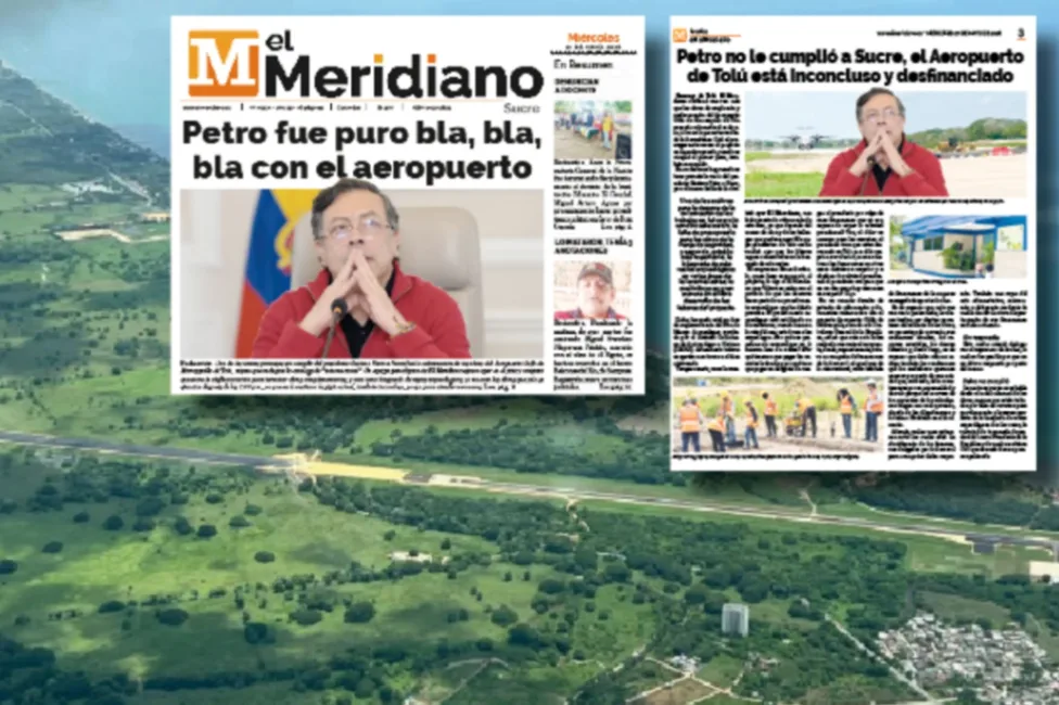 Procuraduría pone la lupa en la retrasada obra del Aeropuerto de Tolú