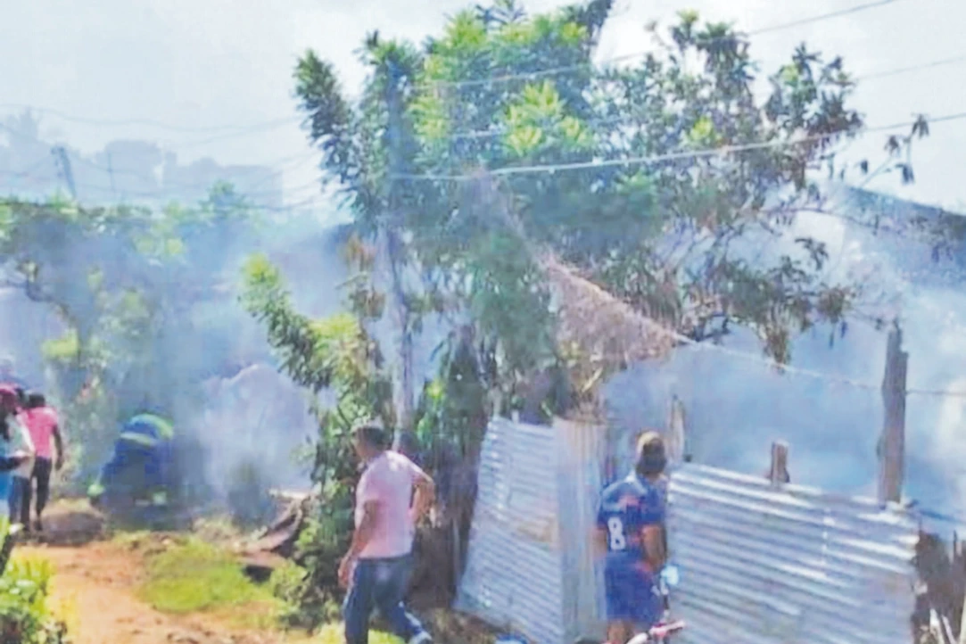 Se prendió una casa en Lorica