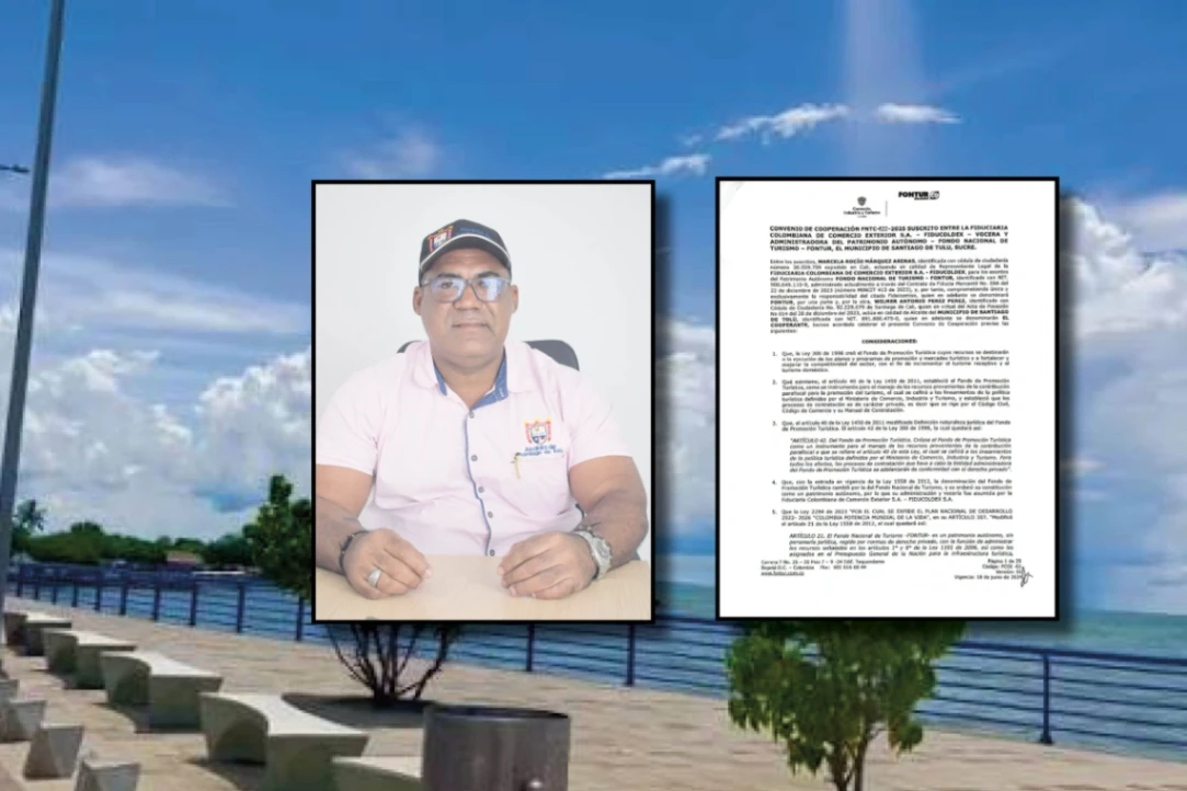 Fontur y Alcaldía de Tolú firman convenio para embellecer al Malecón