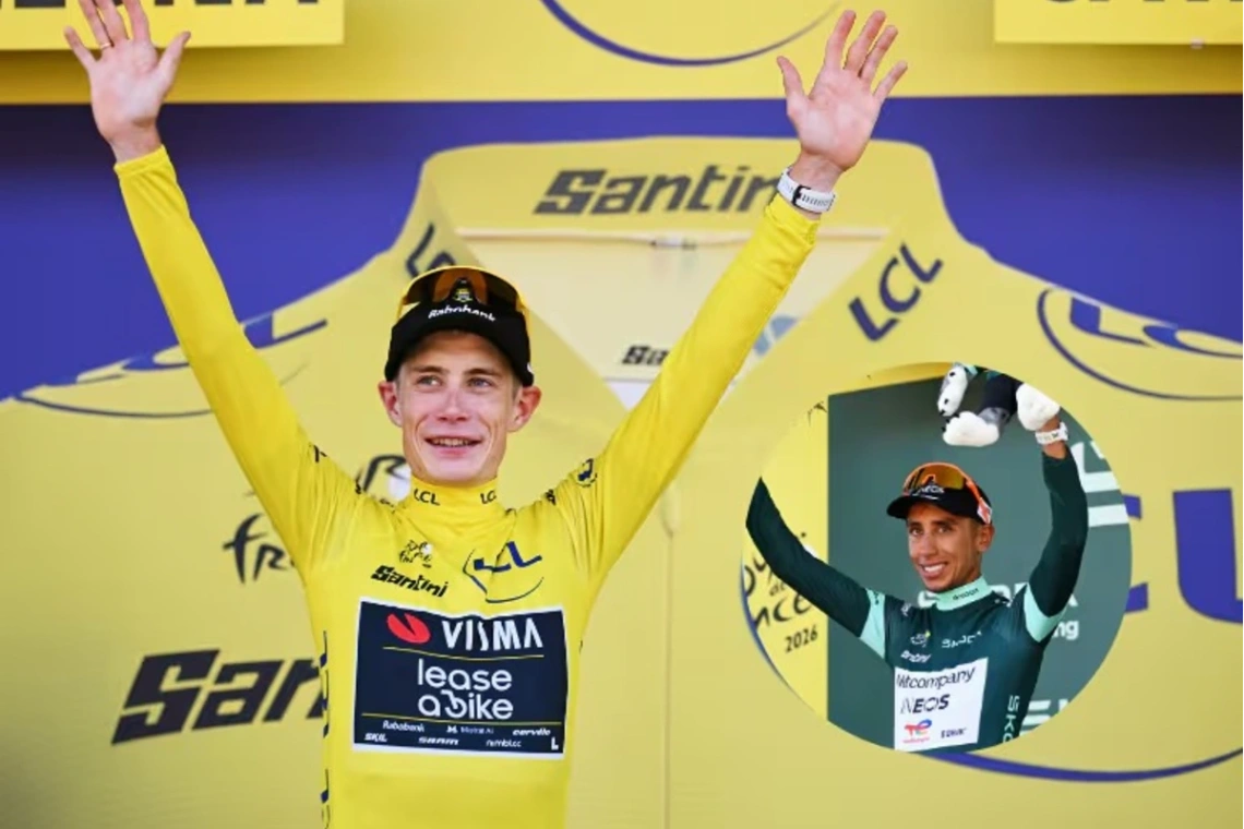Vingegaard pega primero y Egan se viste de verde