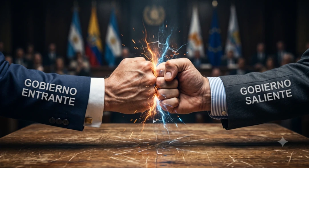 Equipos del empalme, en tensión