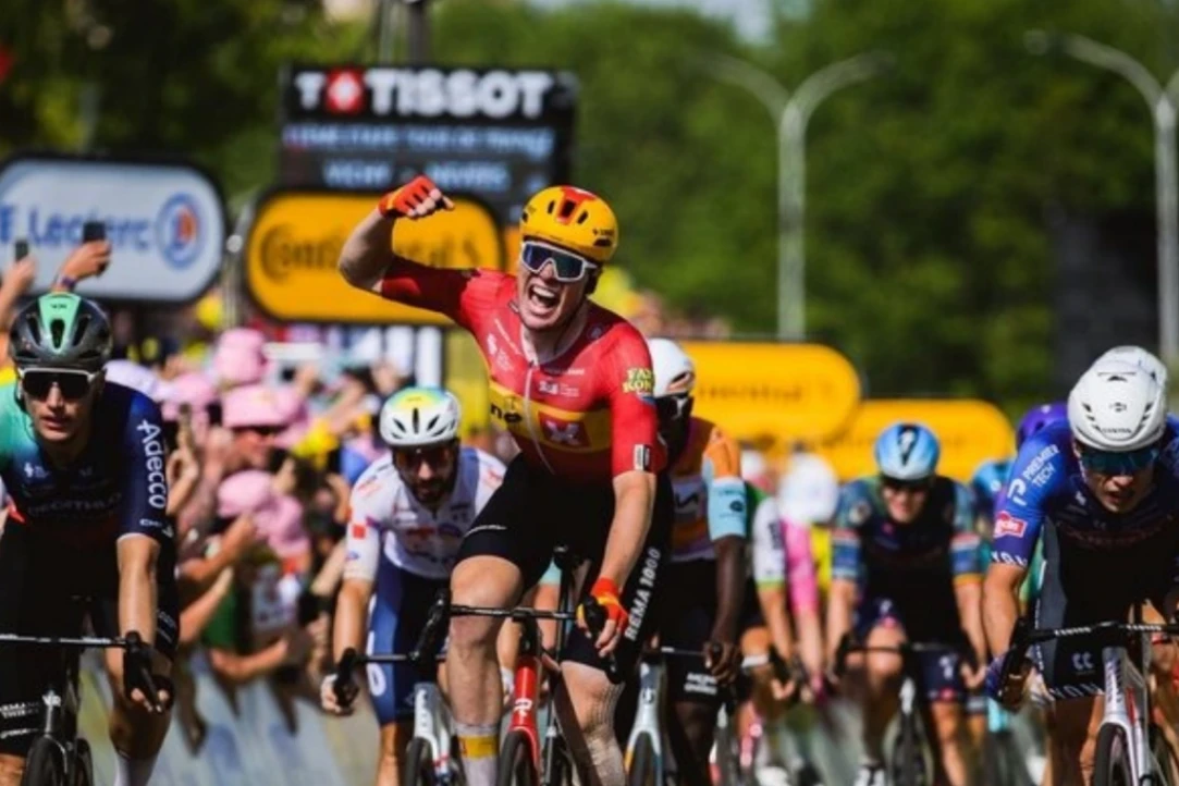 Soren Waerenskjold da sorpresa en el Tour