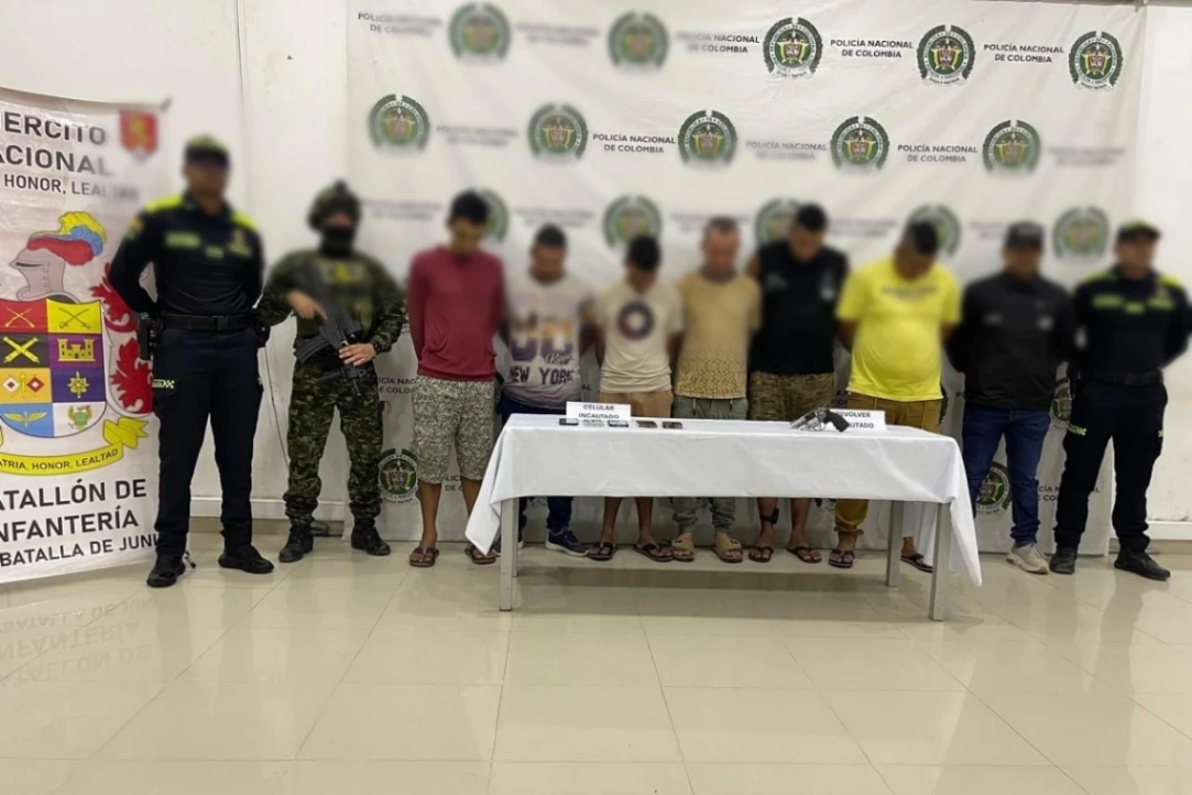 Les cayó la ley, detuvieron a siete