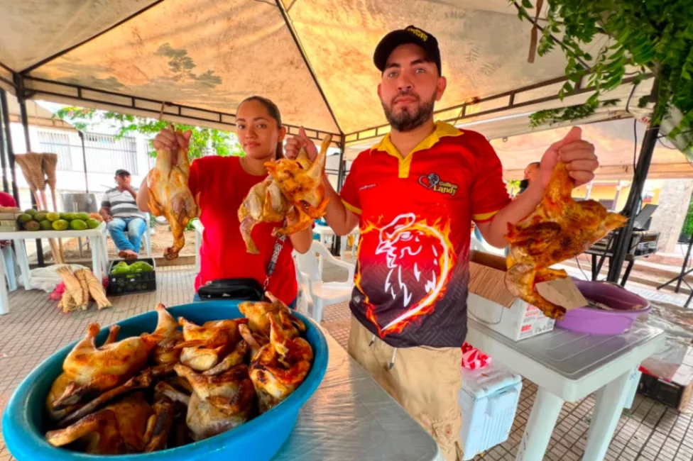 Encuentro Cultural La Pollera Colorá inició con el Mercado Campesino