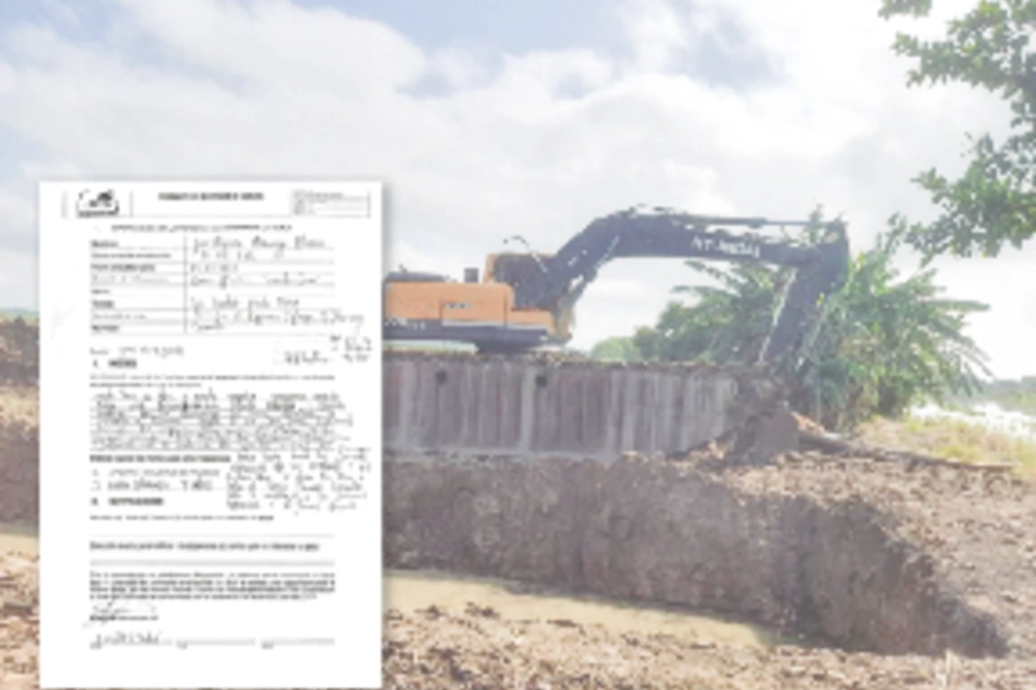 Denuncian excavaciones ilegales que afectan complejos cenagosos