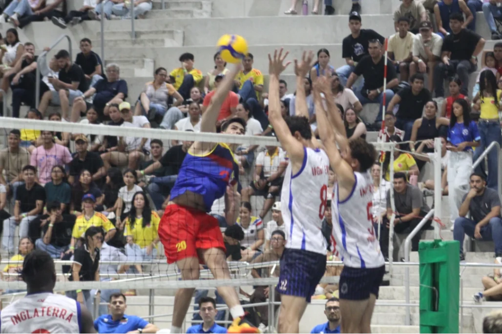 Selección Colombia de voleibol se lució en Sincelejo