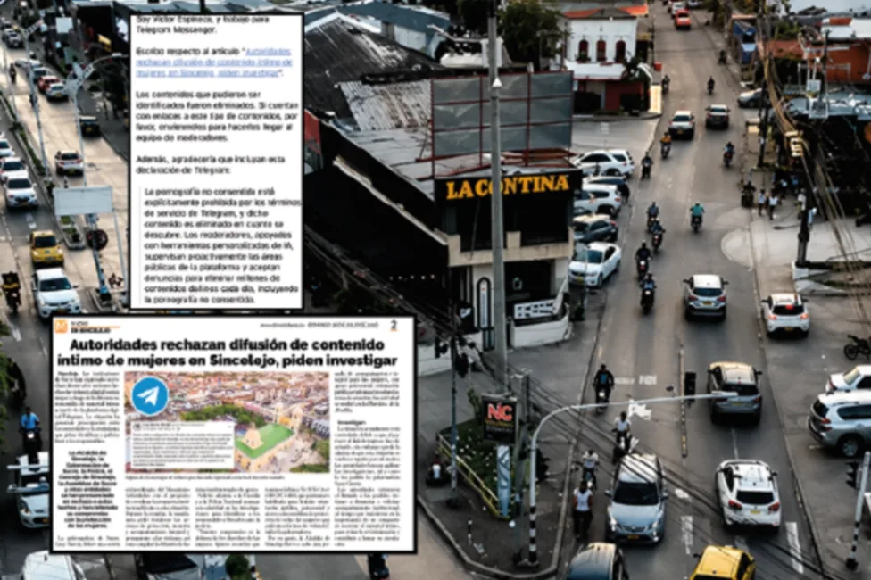 Telegram se pronuncia sobre difusión de contenido íntimo en Sincelejo