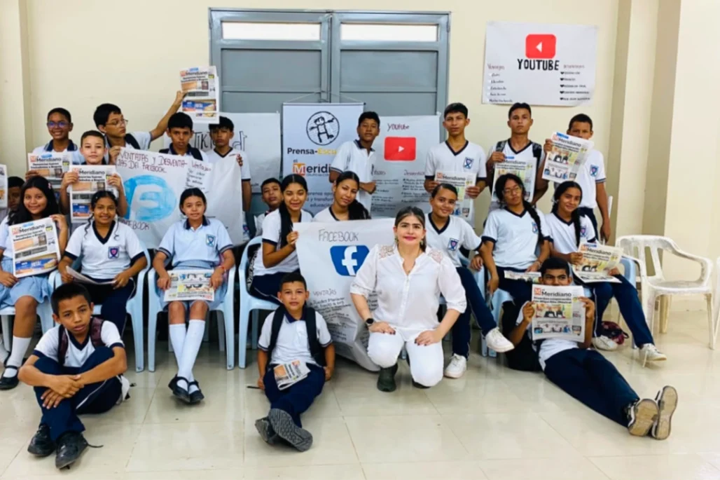 Las I. E. Antonia Santos y La Salle participaron en Prensa Escuela