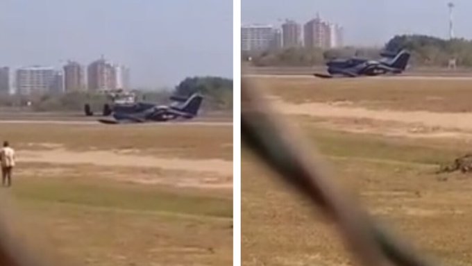 Se estrelló un avión en Cartagena